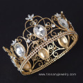 Gold Beauty Queen Full Round Crown